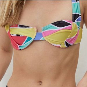Nasty Gal Multicolor Bikini Top